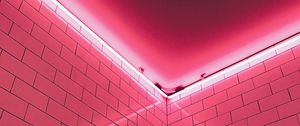 Preview wallpaper wall, light, pink, tile