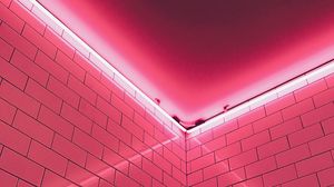 Preview wallpaper wall, light, pink, tile