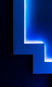 Preview wallpaper wall, lines, neon, glow, shape