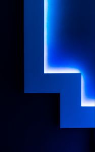 Preview wallpaper wall, lines, neon, glow, shape