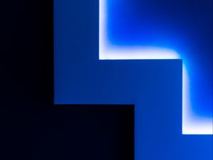 Preview wallpaper wall, lines, neon, glow, shape