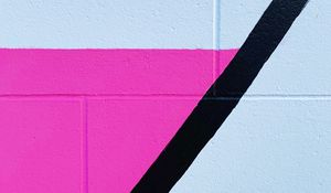 Preview wallpaper wall, paint, colorful, lines, geometric, art