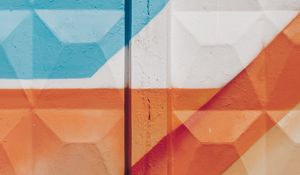 Preview wallpaper wall, paint, colorful, texture