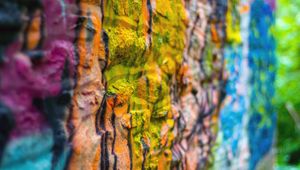 Preview wallpaper wall, paint, colorful, macro, surface