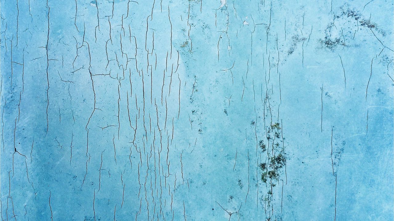 Wallpaper wall, paint, cranny, texture, blue