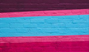 Preview wallpaper wall, paint, stripes, multicolored, texture
