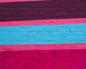 Preview wallpaper wall, paint, stripes, multicolored, texture
