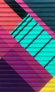Preview wallpaper wall, paint, stripes, colorful