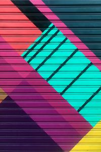 Preview wallpaper wall, paint, stripes, colorful