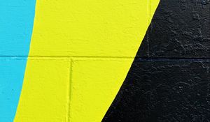 Preview wallpaper wall, paint, surface, yellow, black