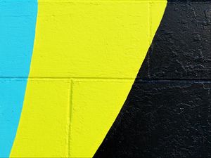 Preview wallpaper wall, paint, surface, yellow, black