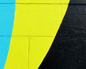 Preview wallpaper wall, paint, surface, yellow, black
