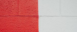 Preview wallpaper wall, paint, texture, red, white