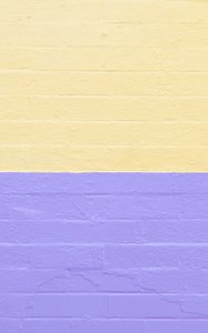 Preview wallpaper wall, paint, texture, yellow, purple