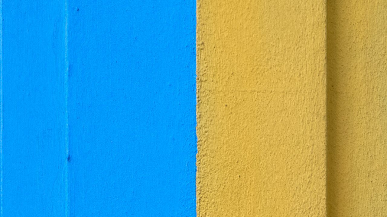 Wallpaper wall, paints, texture, yellow, blue