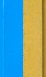 Preview wallpaper wall, paints, texture, yellow, blue