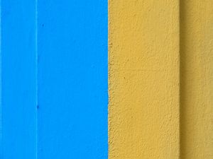 Preview wallpaper wall, paints, texture, yellow, blue