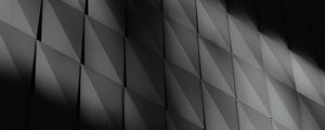 Preview wallpaper wall, panels, shadow, bw, dark