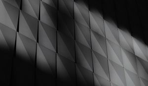 Preview wallpaper wall, panels, shadow, bw, dark