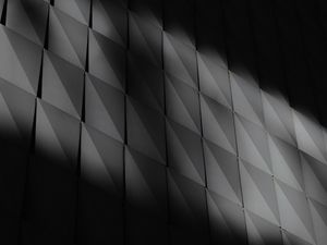 Preview wallpaper wall, panels, shadow, bw, dark