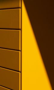 Preview wallpaper wall, panels, shadow, minimalism, yellow