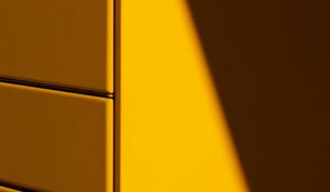 Preview wallpaper wall, panels, shadow, minimalism, yellow