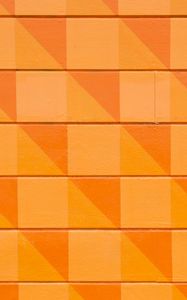 Preview wallpaper wall, pattern, texture, squares, orange