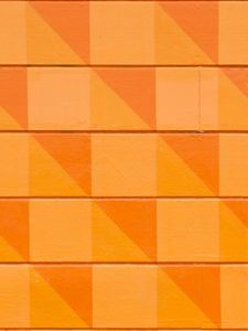 Preview wallpaper wall, pattern, texture, squares, orange