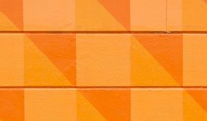 Preview wallpaper wall, pattern, texture, squares, orange