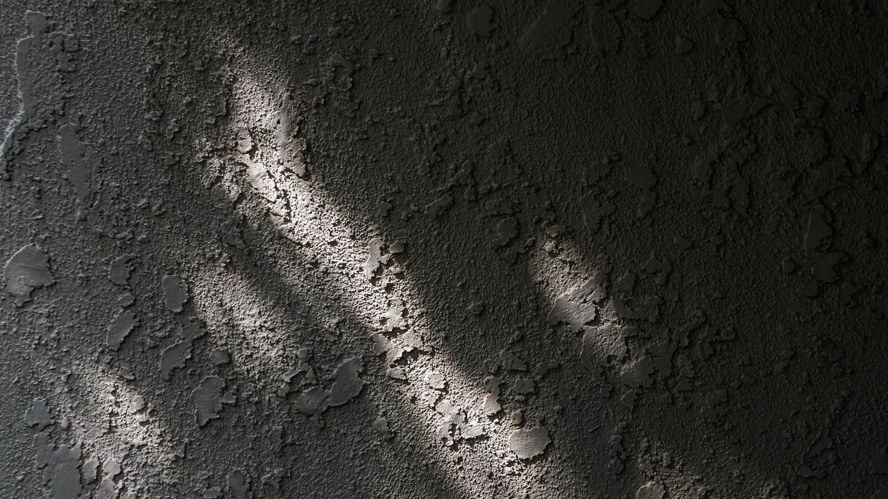 Wallpaper wall, plaster, bw, rays, shadows