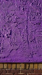 Preview wallpaper wall, relief, paint, purple