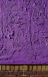 Preview wallpaper wall, relief, paint, purple