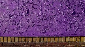 Preview wallpaper wall, relief, paint, purple