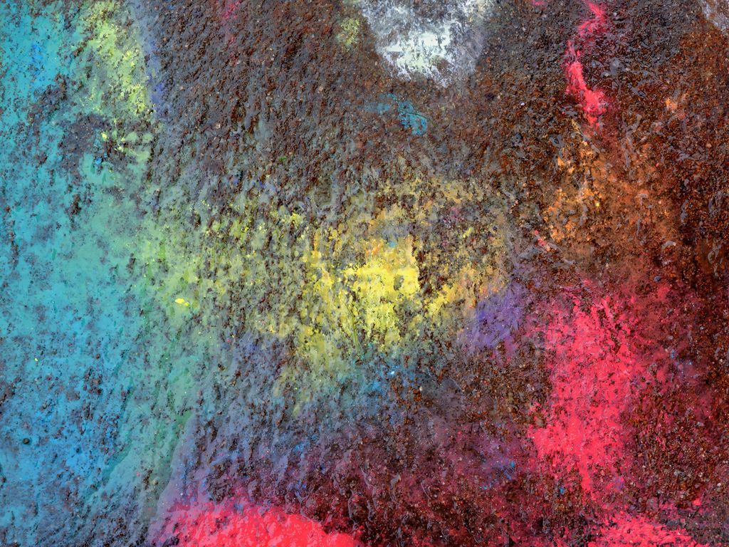 1024x768 Wallpaper wall, relief, paint, background, texture