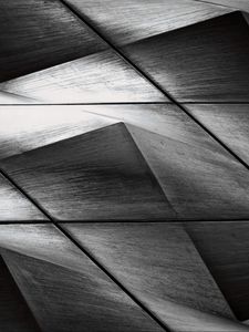 Preview wallpaper wall, relief, surface, architecture, black and white