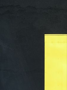 Preview wallpaper wall, rough, minimalism, black, yellow