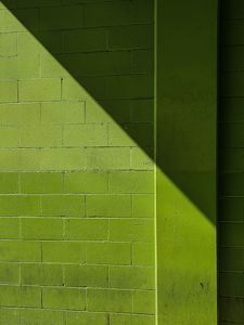 Preview wallpaper wall, shadow, bricks, green