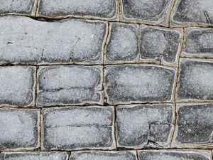Preview wallpaper wall, stones, texture, surface, gray