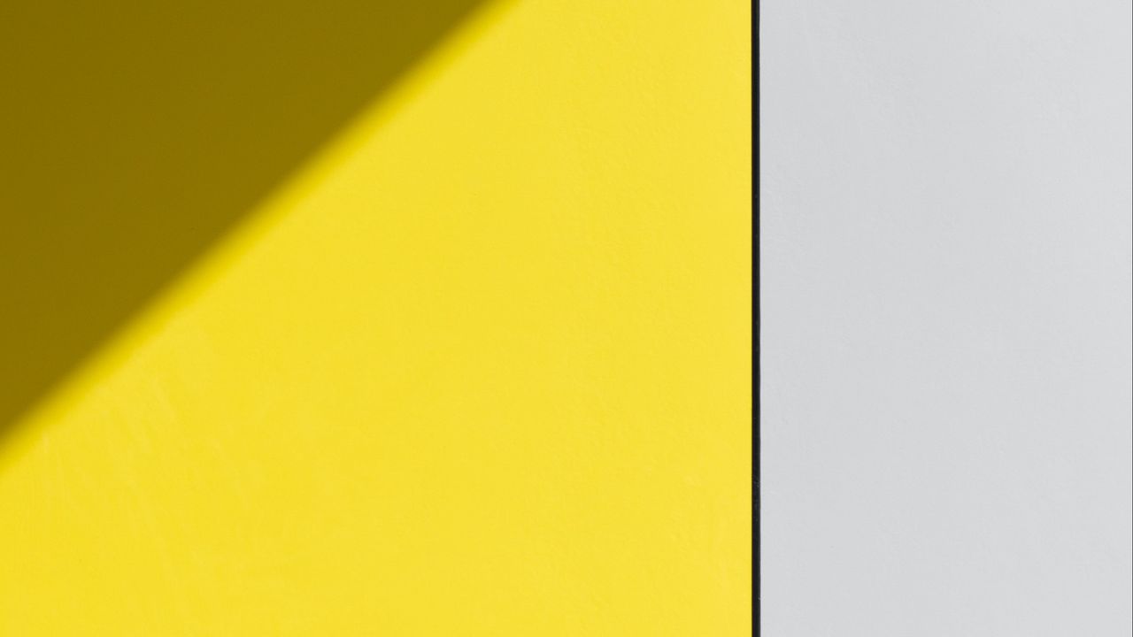 Wallpaper wall, stripes, line, minimalism, yellow, gray
