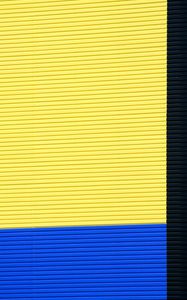 Preview wallpaper wall, stripes, minimalism, building, colorful