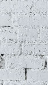 Preview wallpaper wall, texture, brick, white