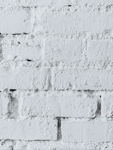 Preview wallpaper wall, texture, brick, white