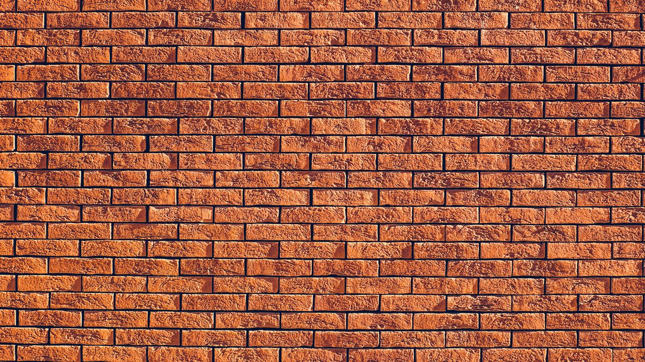 Wallpaper wall, texture, bricks, light