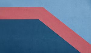 Preview wallpaper wall, texture, paint, lines, blue, red