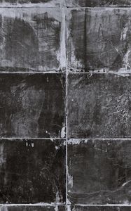 Preview wallpaper wall, tile, dirty, square, stone, gray