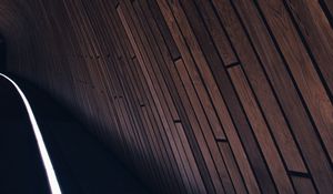 Preview wallpaper wall, wooden, brown, dark, line, neon