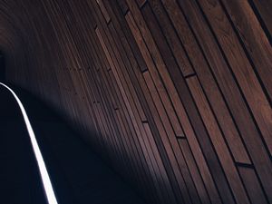 Preview wallpaper wall, wooden, brown, dark, line, neon