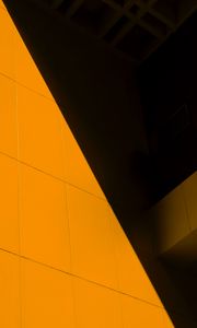 Preview wallpaper wall, yellow, shadow, surface