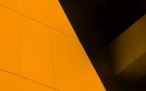 Preview wallpaper wall, yellow, shadow, surface