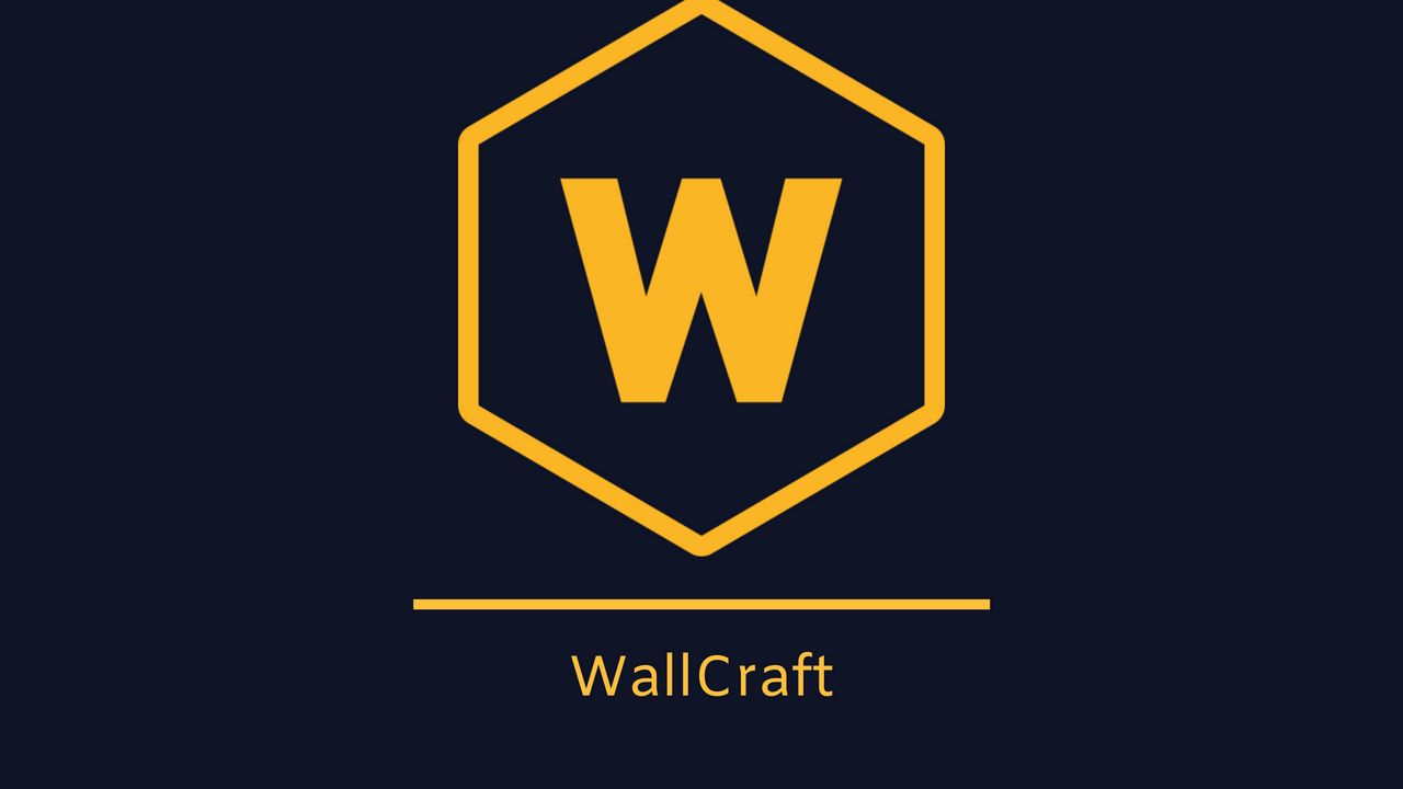 Wallpaper wallcraft, logo, brand, inscription